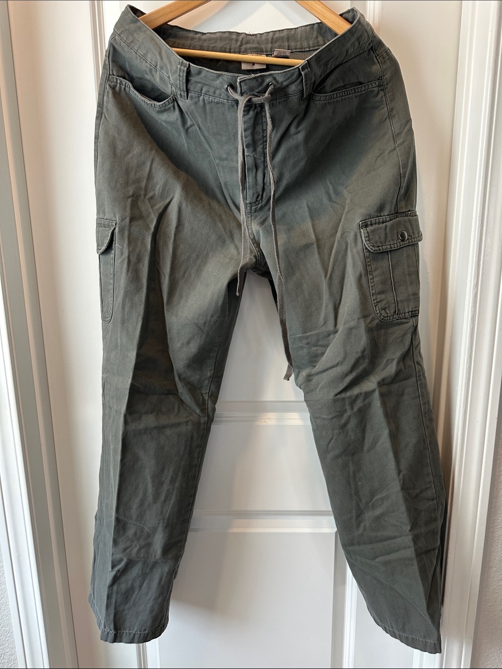 Mountain Lake Olive Drawstring Cargo Joggers